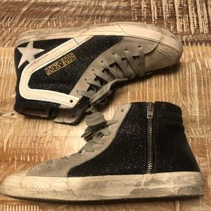 Golden goose Deluxe Brand Slide glitter sneakers